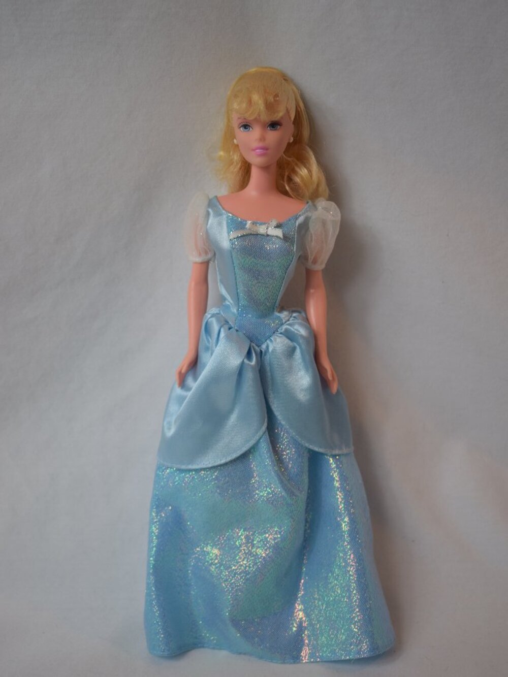 Vintage Mattel 1966 Twist N Turn Barbie Doll in Blue Dress, No Shoes